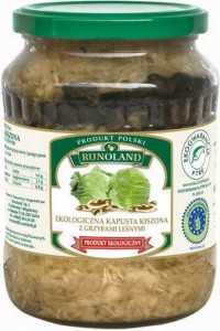 Zuurkool Met Bospaddestoelen BIO 700 g - RUNOLAND