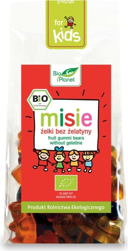 ŻELKI (MISIE) BEZ ŻELATYNY BIO 100 g - BIO PLANET