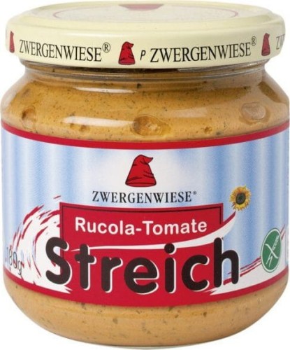 SUNFLOWER PASTE WITH ARUGULA AND TOMATOES GLUTEN-FREE BIO 180 g - ZWERGENWIESE