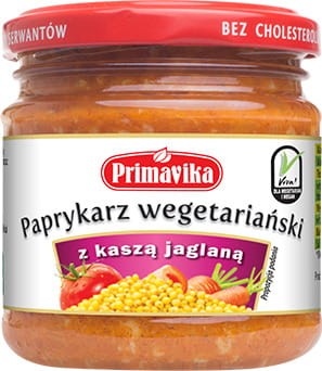 Paprykarz wegetariański z kaszą jaglaną 160g Primavika