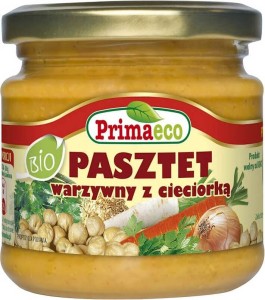 VEGETABLE PATE WITH CHICK PEAS BIO 160 g - PRIMAECO