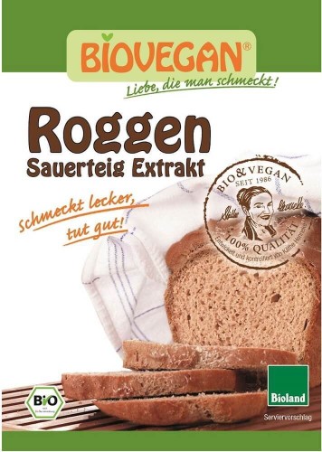 ZAKWAS CHLEBOWY ŻYTNI W PROSZKU BIO 30 g - BIO VEGAN