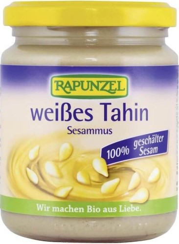 WITTE TAHINA VAN BIO GEPELDE SESAM 250 g - RAPUNZEL