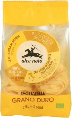 PASTA (SEMOLINE) TAGLIATELLE BIO 250 g - ALCE NERO