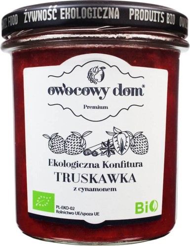 Aardbeien-kaneeljam BIO 300 g - FRUIT HOUSE