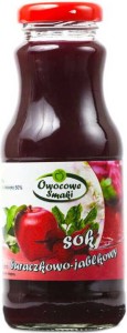 BEETROOT-APPLE JUICE BIO 250 ml - OWOCOWE SMAKI
