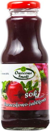 BEETROOT-APPLE JUICE BIO 250 ml - OWOCOWE SMAKI