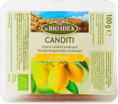CITROENSCHIL GEKONDIGD BIO 100 g - LA BIO IDEA