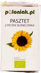 SUNFLOWER SEEDS VEGAN PATE BIO 160 g - POLONIAK