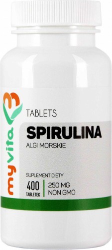 Spirulina 250mg 400 tabletek MyVita