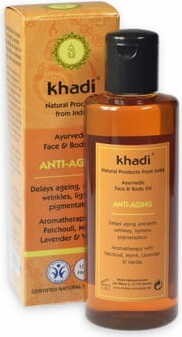AYURVEDIC FACE AND BODY OIL ANTI-WRINKLES 10ml KHADI