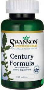 Century Formula multiwitamina z żelazem 130 tabletek minerały SWANSON
