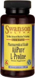 AjiPure L-PROLINE 500mg AMINOACIDS 60 CAPSULES SWANSON