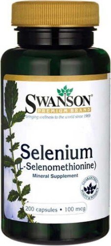 Selen SeLECT selenometionina 100mcg Selenium 200 kapsułek SWANSON