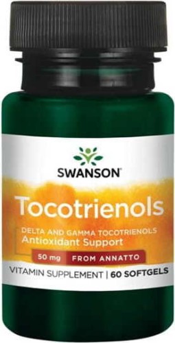 Tocotrienols Delta and Gamma from Annatto 50 mg 60 capsules SWANSON