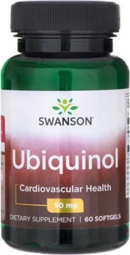 Koenzym Q10 aktywny Kaneka 50mg Ubiquinol Ubichinol 60 kapsułek SWANSON