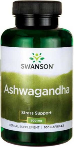 Ashwagandha 450mg Ginseng Indio 100 cápsulas SWANSON