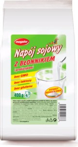 Soy drink with fiber and powdered probiotics 400g MOGADOR