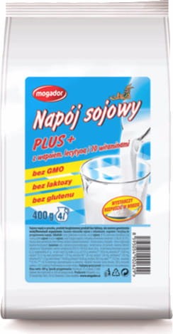 Soy drink plus with calcium lecithin and 10 vitamins in powder 400g MOGADOR