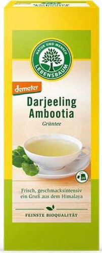GREEN TEA DARJEELING INSTANT BIO (20 x 1,5 g) – LEBENSBAUM