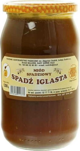 HONEYDEW HONEY 1200g Rodzinna Pasieka Sudnik