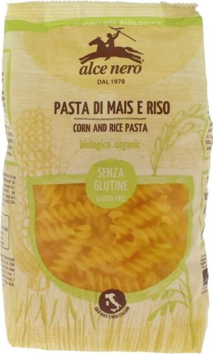 PASTA (MAS - RIJST) FUSILLI GLUTENVRIJ BIO 250 g - ALCE NERO