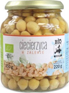 CIECIERZYCA W ZALEWIE W SŁOIKU BIO 350 g (215 g) - BIO EUROPA