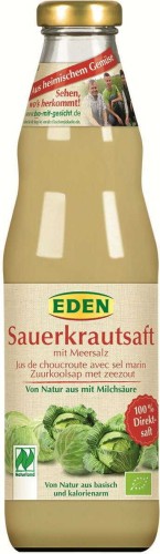 SAUERKRAUT JUICE WITH SEA SALT BIO 750 ml - EDEN