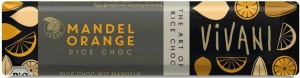 Reep met sinaasappel en amandelen (op rijstdrank) BIO 35 g - Vivani