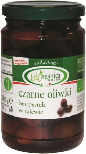 OLIWKI CZARNE BEZ PESTEK W ZALEWIE BIO 280 g - BIORGANICA NUOVA