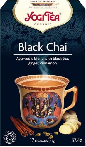 BLACK CHAI THEE MET GEMBER EN KANEEL BIO (17 x 2,2 g) - YOGI TEA