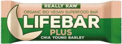 Reep met chiazaden en jonge gerst rauw glutenvrij BIO 47 g - Lifefood
