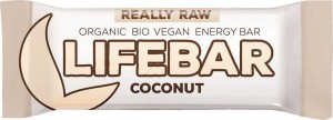 Raw gluten free coconut bar BIO 47 g - Lifefood
