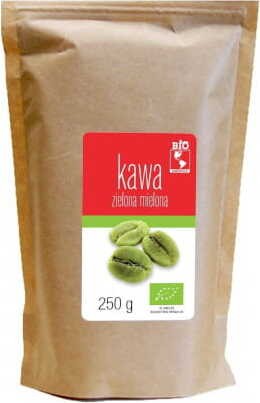 GREEN COFFEE GROUND BIO 250 g - BIO AMERYKA