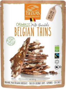 STUKS MELKCHOCOLADE MET AMANDELEN EN KOKOSNOOT BIO 120 g - BELVAS