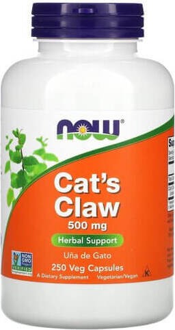 Koci pazur Cat's claw 500mg 250 kapsułek NOW FOODS