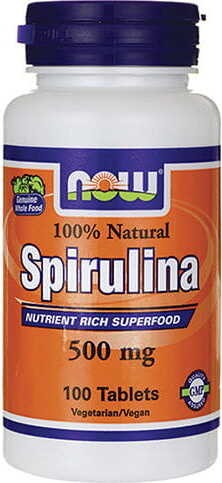 Biologische Spirulina 500mg Pacifica BIO 100 capsules NU VOEDSEL