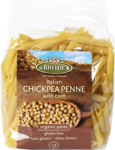 PASTA (CHICKPEAS AND CORN) PENNE GLUTEN-FREE BIO 250 g - LA BIO IDEA