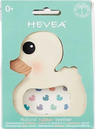 RUBBER DUCK TEETHER 0 + months - HEVEA
