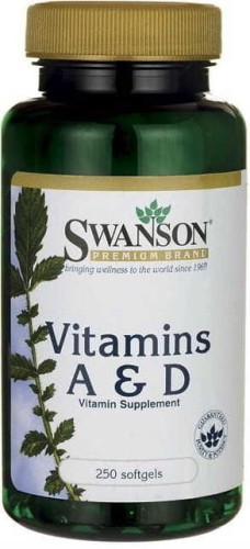 Vitamin A & D 250 capsules 5000/400 SWANSON