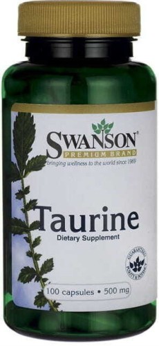 Taurine 500mg 100 capsules SWANSON