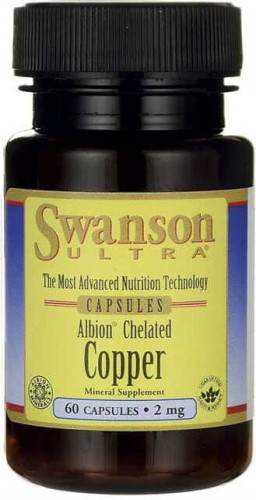 Albion Copper chelat miedzi 2mg 60 kapsułek SWANSON