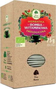 HERBATKA BOMBA WITAMINOWA BIO (25 x 3 g) - DARY NATURY