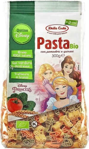 MAKARON (SEMOLINOWY TRÓJKOLOROWY) DISNEY PRINCESS BIO 300 g - DALLA COSTA