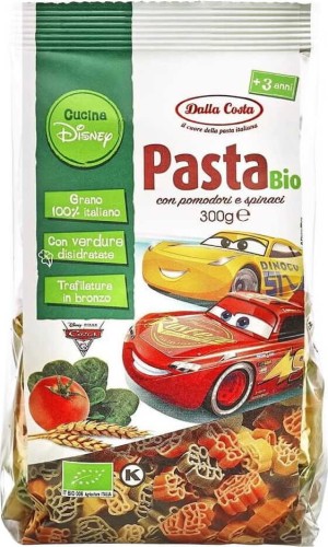 PASTA (SEMOLINE TRI-COLOR) DISNEY CARS BIO 300 g - DALLA COSTA