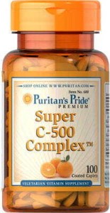 Vitamin Super C-500 Complex 100 tablets Puritan's Pride