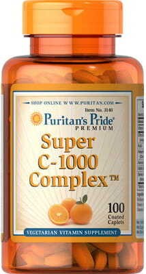 Vitamin Super C-1000 Complex 100 tablets Puritan's Pride