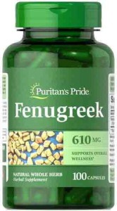 Fenugreek 610mcg 100 capsules Puritan's Pride