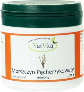 BLADDER WRACK ALGAE GROUND 100g NatVita