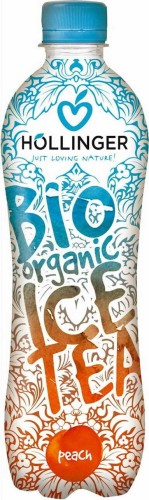 NAPÓJ ICE TEA O SMAKU BRZOSKWINIOWYM BIO 500 ml (PET) - HOLLINGER